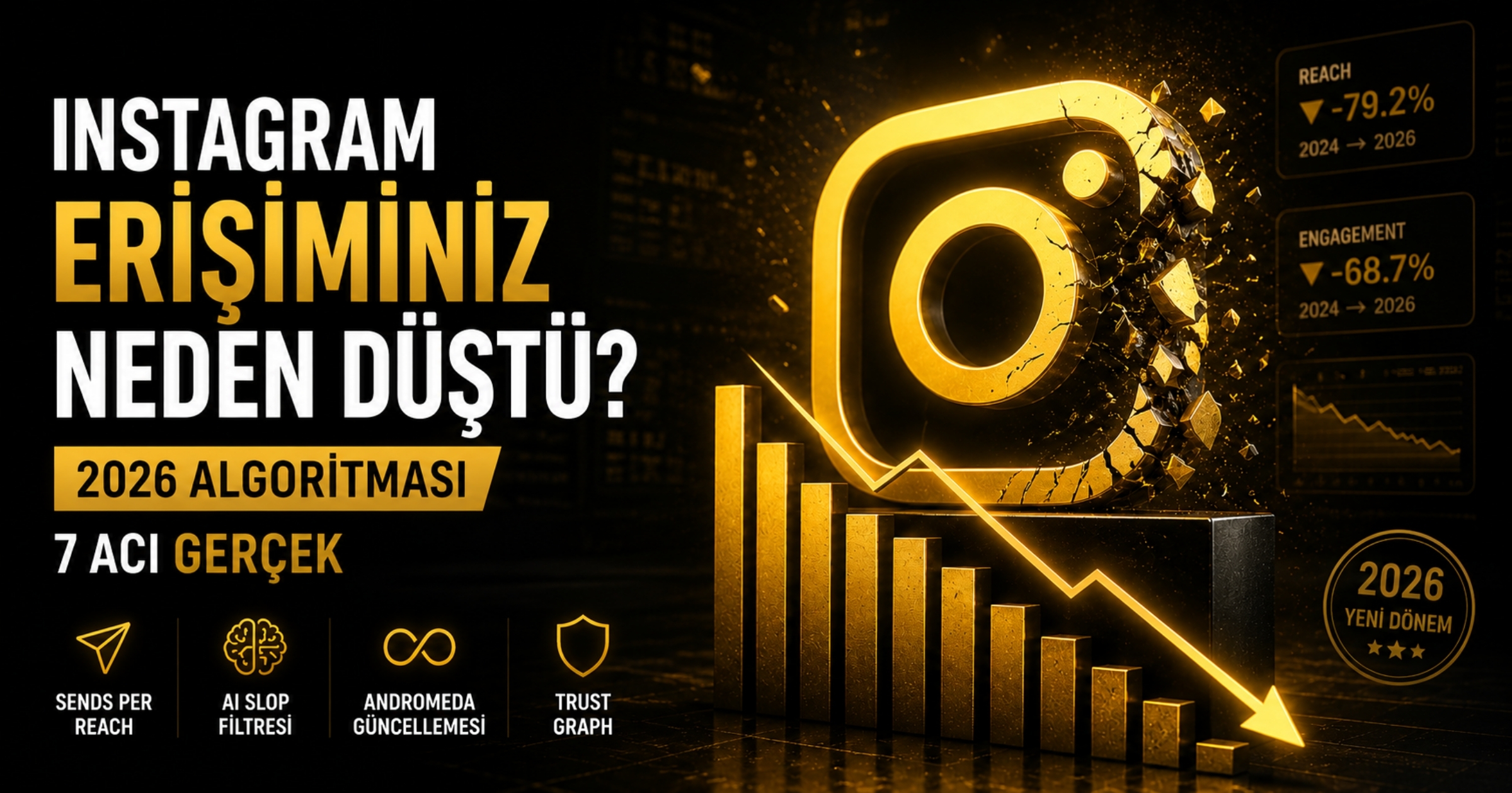 Instagram Erişiminiz Neden Düştü? 2026 Algoritması Hakkında 7 Acı Gerçek